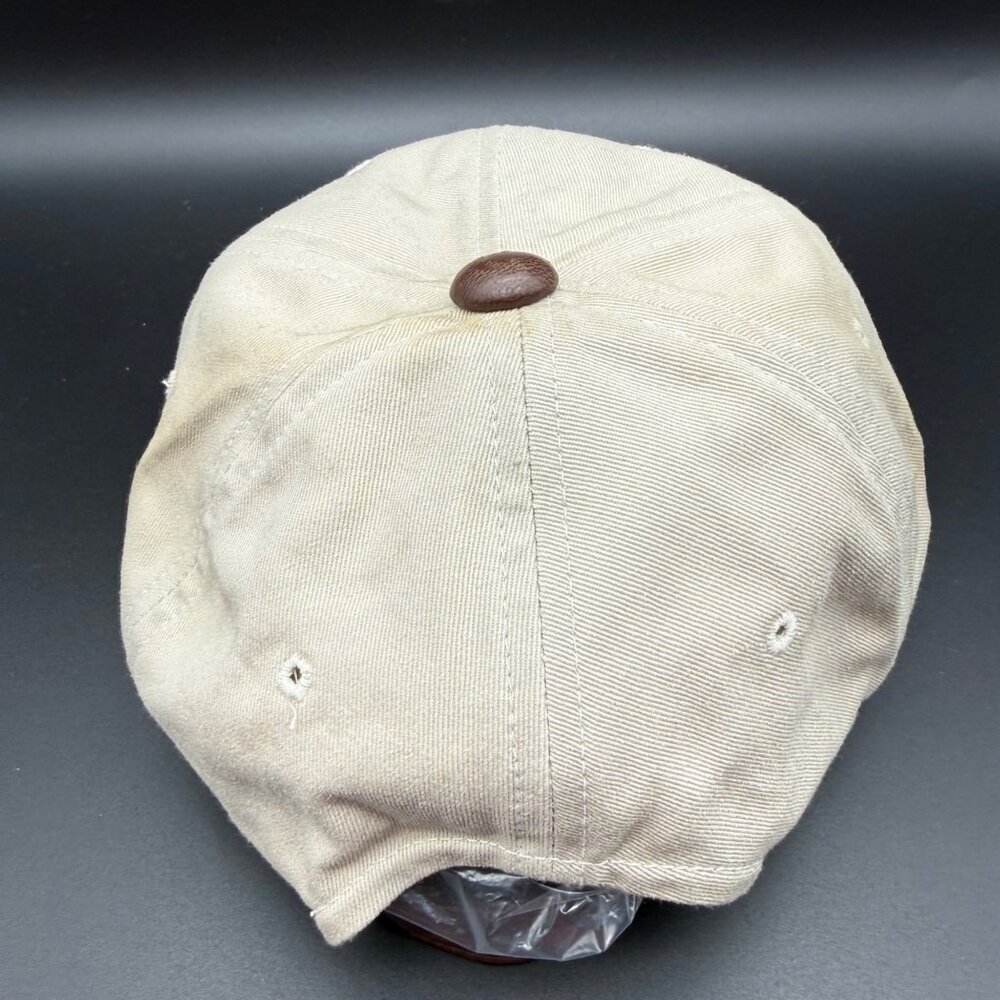Vintage Golf Links Hat Cap Beach Club 2000 Leather Canvas Strap Back - Picture 5 of 11